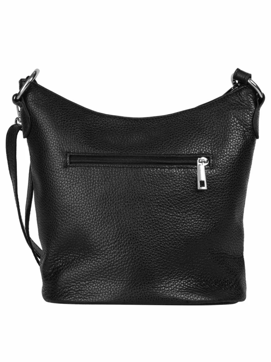 Cluty Taschen & Rucksäcke*Damen Umhängetasche schwarz uni
