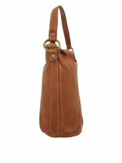 Cluty Taschen & Rucksäcke*Damen Umhängetasche cognac uni