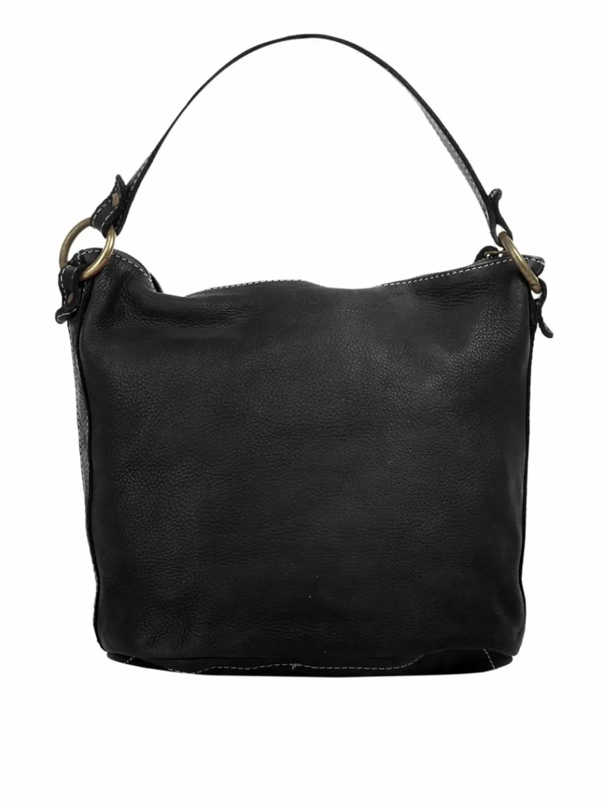 Cluty Taschen & Rucksäcke*Damen Umhängetasche schwarz uni