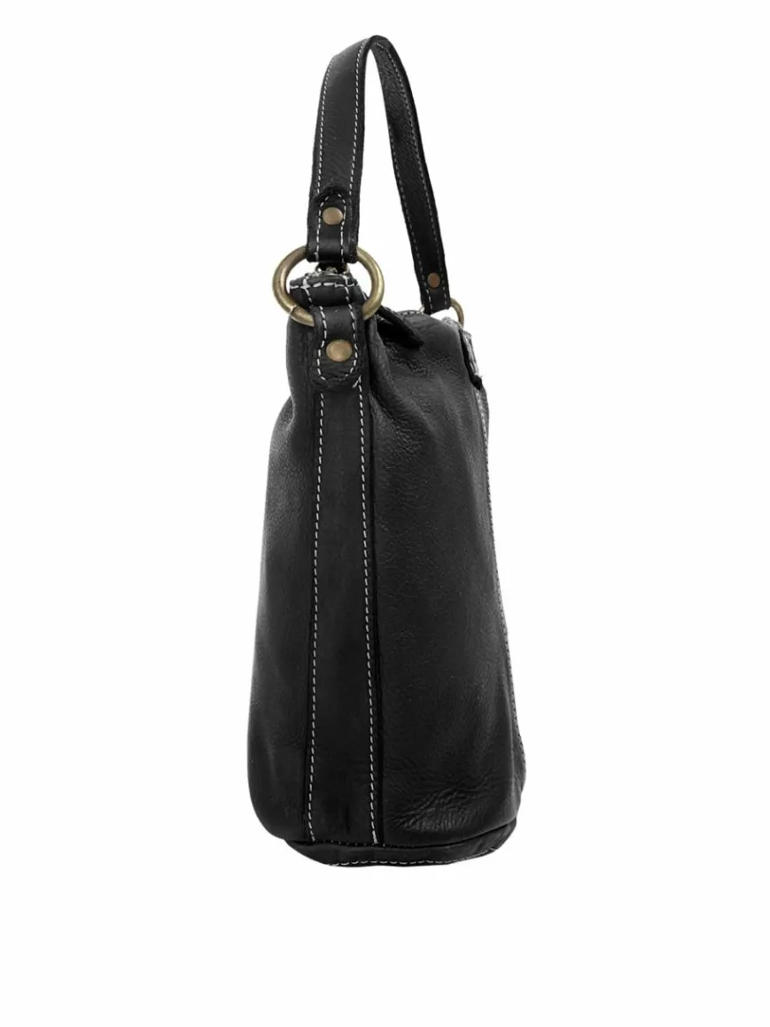 Cluty Taschen & Rucksäcke*Damen Umhängetasche schwarz uni