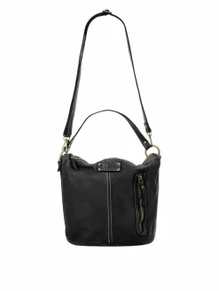 Cluty Taschen & Rucksäcke*Damen Umhängetasche schwarz uni