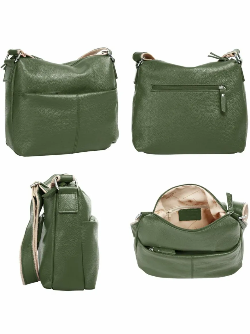 Samantha Look Taschen & Rucksäcke*Damen Umhängetasche grün uni