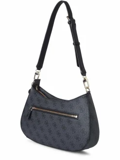 GUESS Taschen & Rucksäcke*Damen Umhängetasche - Noelle anthrazit gemustert