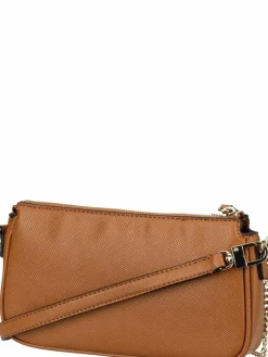 GUESS Taschen & Rucksäcke*Damen Umhängetasche - Noelle II Double Pouch CB cognac uni