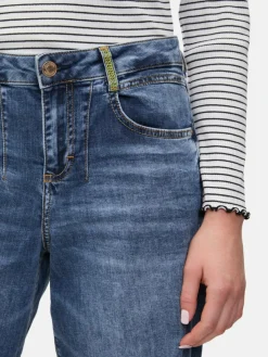 Cartoon Jeans*Damen Used Look-Jeans denim uni