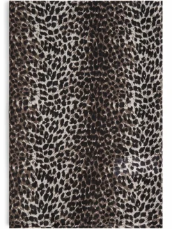 Marie Lund Schals & Tücher*Damen Webschal schwarz kitt gemustert