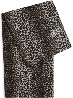 Marie Lund Schals & Tücher*Damen Webschal schwarz kitt gemustert