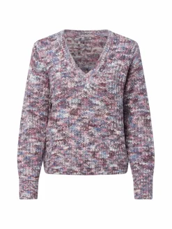 Vila Pullover & Strickjacken*Damen Wendepullover - VIDirma aubergine mehrfarbig meliert