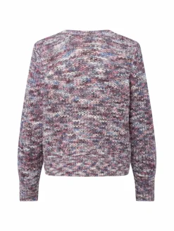 Vila Pullover & Strickjacken*Damen Wendepullover - VIDirma aubergine mehrfarbig meliert