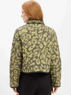 Marc Cain Sports Jacken & Westen*Damen Wende-Steppjacke lind oliv gemustert