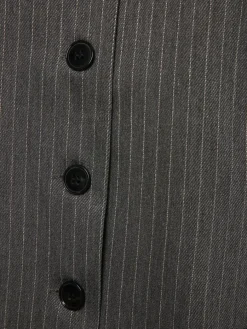 Marie Lund Blazer*Damen Weste anthrazit gestreift