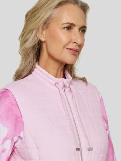 RABE Jacken & Westen*Damen Weste rosa uni