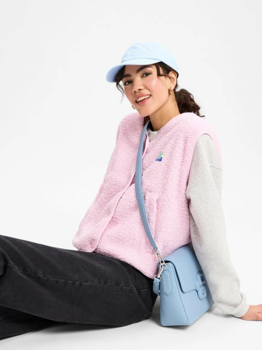 american vintage Jacken & Westen*Damen Weste - Hoktown rosa strukturiert