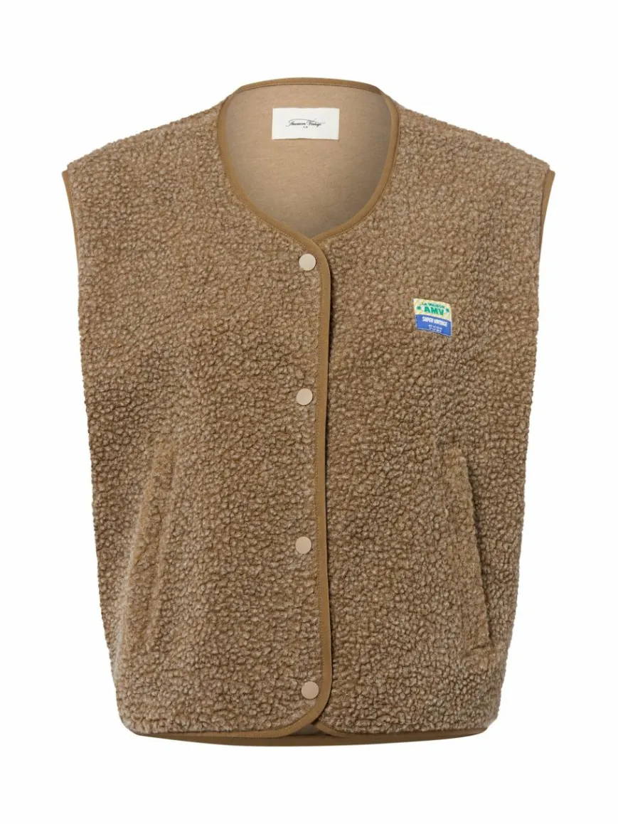 american vintage Jacken & Westen*Damen Weste - Hoktown braun uni