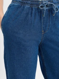 Opus Jeans*Damen Wide-Fit-Jeans - Miva palazzo french medium stone uni
