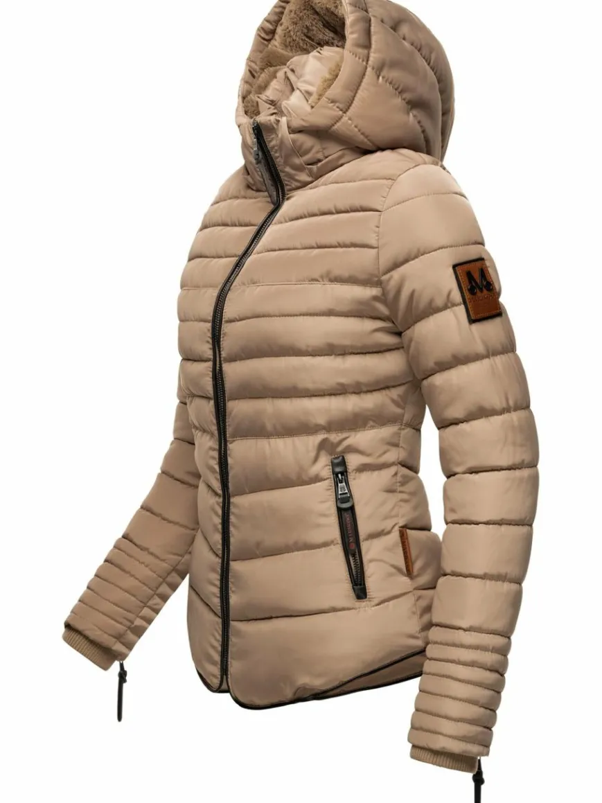 Marikoo Jacken & Westen*Damen Winterjacke - Amber taupe uni