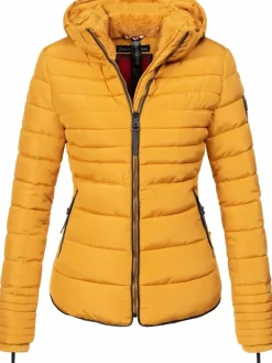 Marikoo Jacken & Westen*Damen Winterjacke - Amber gelb uni