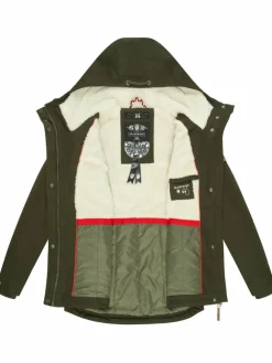 Marikoo Jacken & Westen*Damen Winterjacke - Bikoo oliv uni