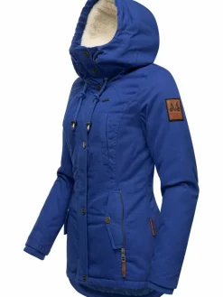 Marikoo Jacken & Westen*Damen Winterjacke - Bikoo blau uni