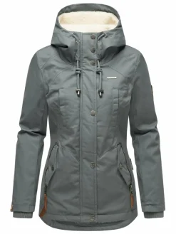 Marikoo Jacken & Westen*Damen Winterjacke - Bikoo blau uni