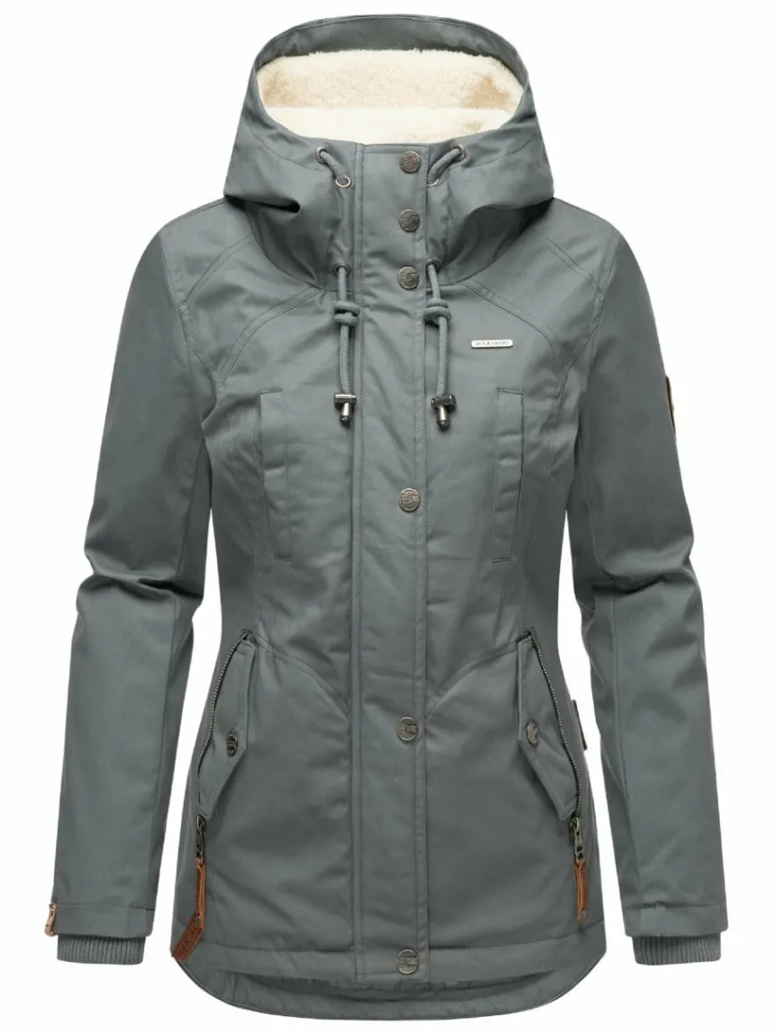 Marikoo Jacken & Westen*Damen Winterjacke - Bikoo blau uni