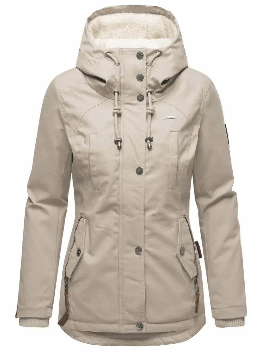 Marikoo Jacken & Westen*Damen Winterjacke - Bikoo taupe uni
