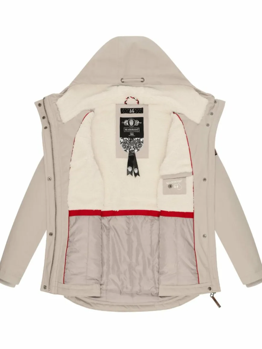 Marikoo Jacken & Westen*Damen Winterjacke - Bikoo taupe uni