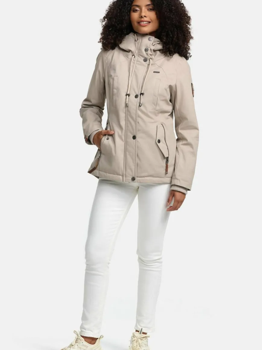 Marikoo Jacken & Westen*Damen Winterjacke - Bikoo taupe uni