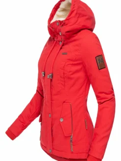 Marikoo Jacken & Westen*Damen Winterjacke - Bikoo rot uni