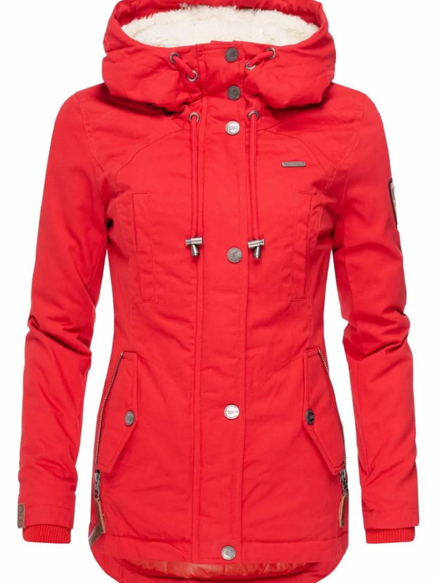 Marikoo Jacken & Westen*Damen Winterjacke - Bikoo rot uni