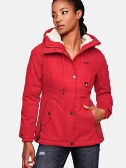 Marikoo Jacken & Westen*Damen Winterjacke - Bikoo rot uni