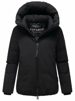 Navahoo Jacken & Westen*Damen Winterjacke - Blütenlicht 14 schwarz uni