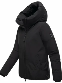 Navahoo Jacken & Westen*Damen Winterjacke - Blütenlicht 14 schwarz uni