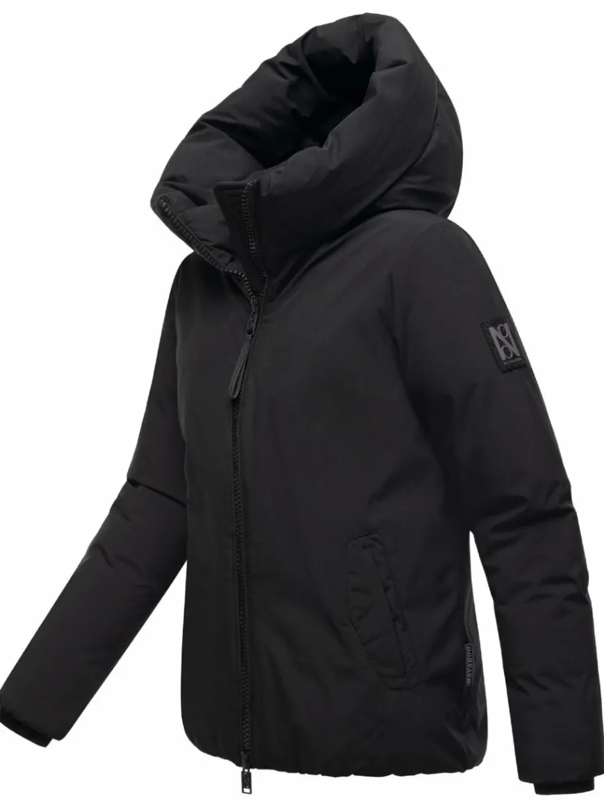Navahoo Jacken & Westen*Damen Winterjacke - Blütenlicht 14 schwarz uni