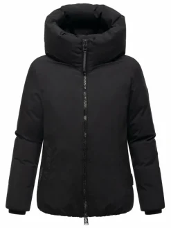 Navahoo Jacken & Westen*Damen Winterjacke - Blütenlicht 14 schwarz uni