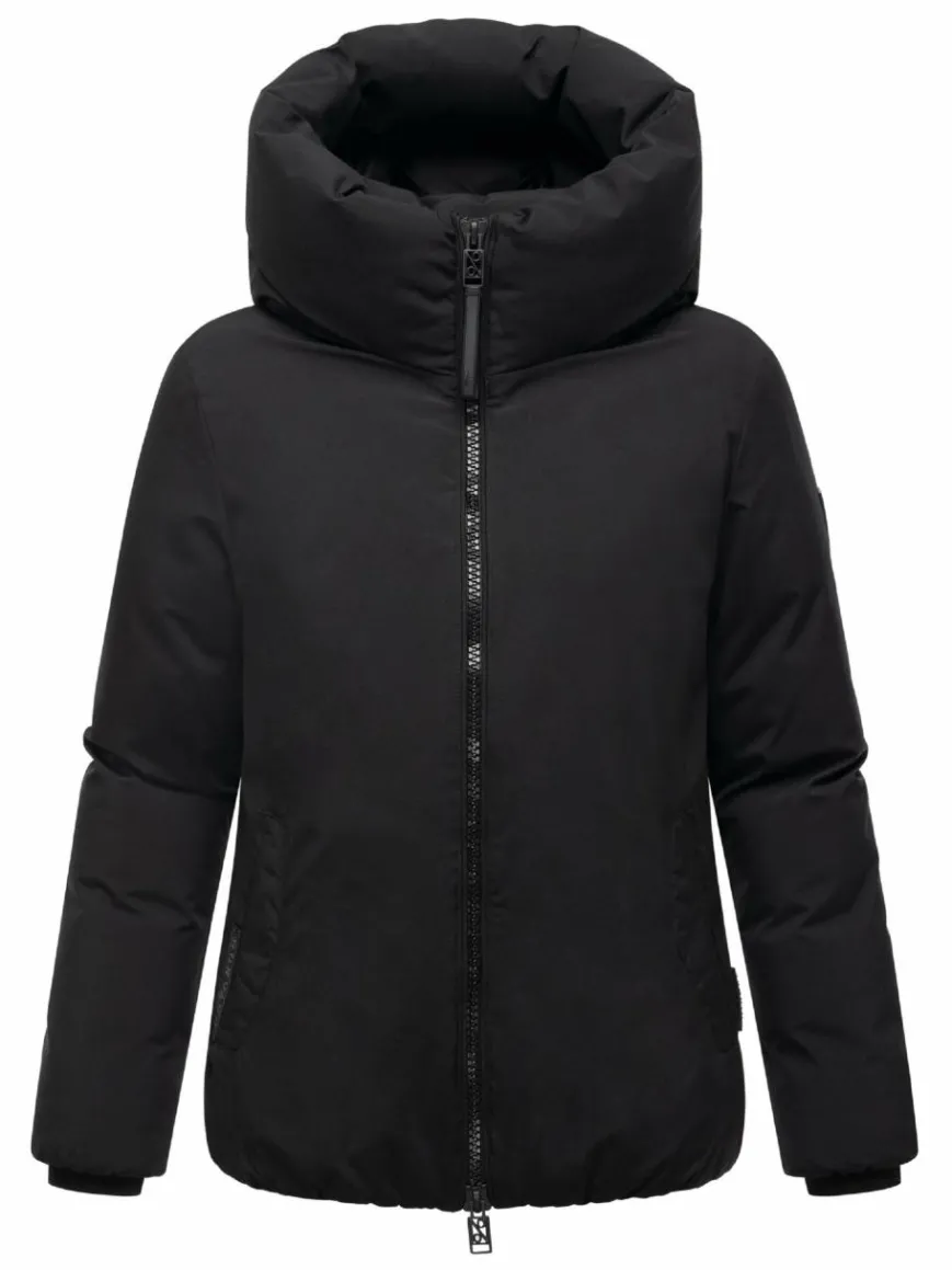 Navahoo Jacken & Westen*Damen Winterjacke - Blütenlicht 14 schwarz uni