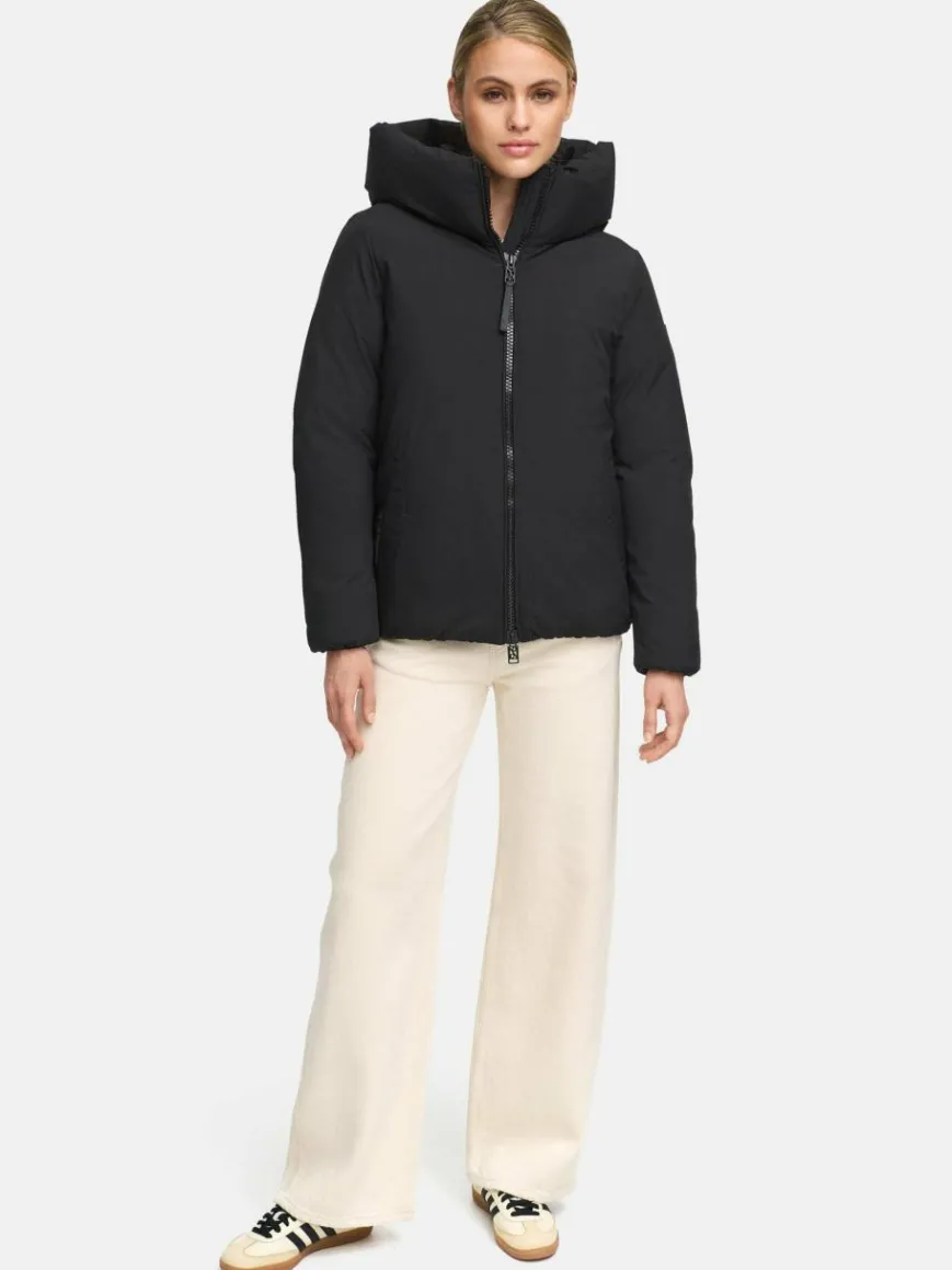 Navahoo Jacken & Westen*Damen Winterjacke - Blütenlicht 14 schwarz uni