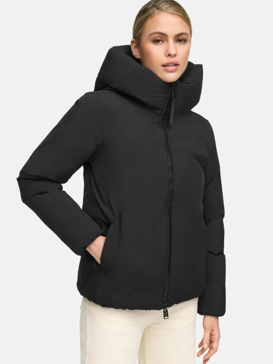 Navahoo Jacken & Westen*Damen Winterjacke - Blütenlicht 14 schwarz uni