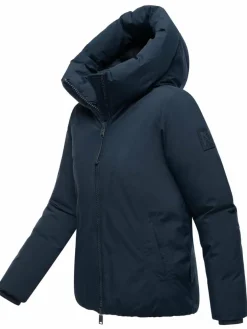 Navahoo Jacken & Westen*Damen Winterjacke - Blütenlicht 14 marine uni