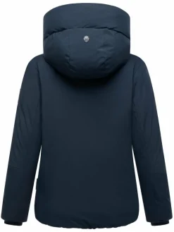 Navahoo Jacken & Westen*Damen Winterjacke - Blütenlicht 14 marine uni