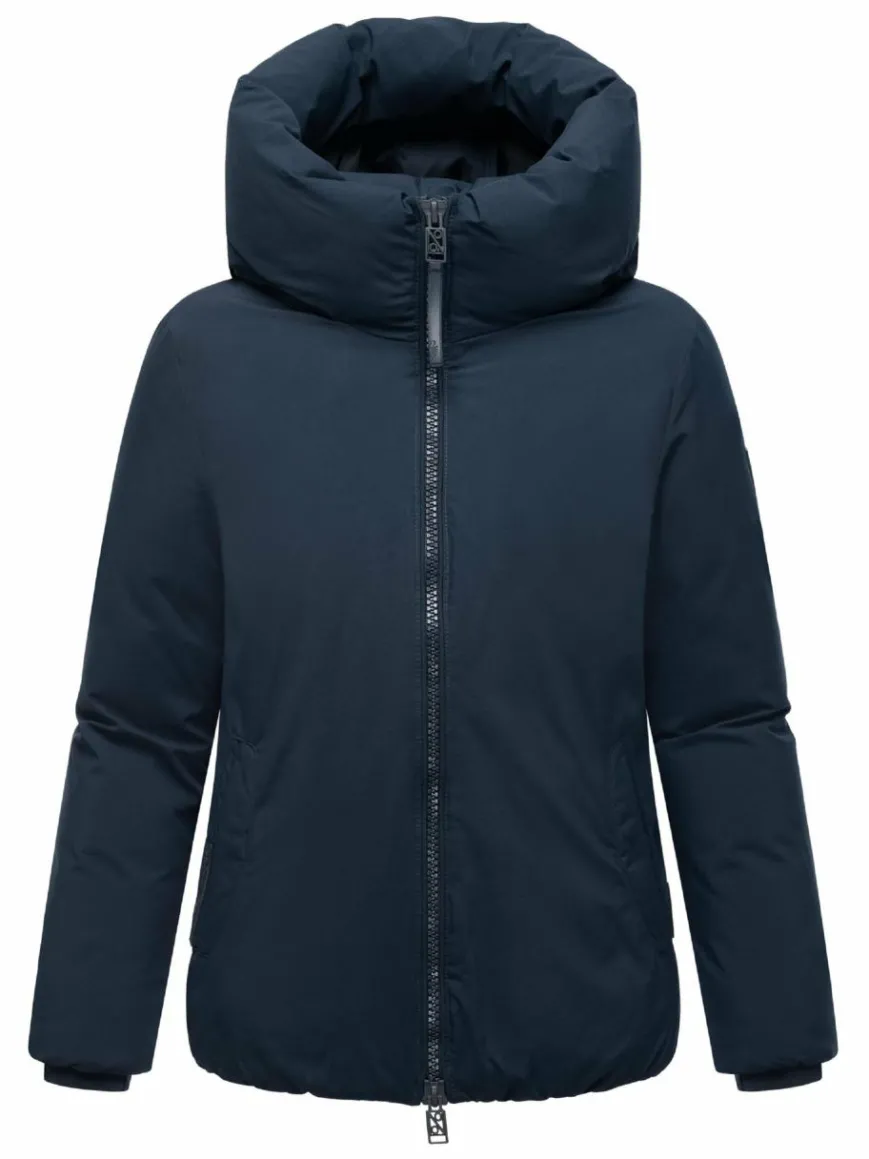 Navahoo Jacken & Westen*Damen Winterjacke - Blütenlicht 14 marine uni