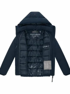 Navahoo Jacken & Westen*Damen Winterjacke - Blütenlicht 14 marine uni