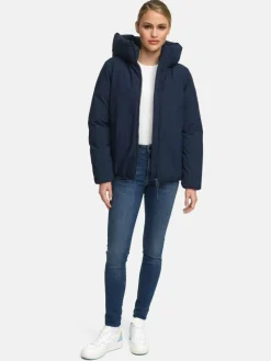 Navahoo Jacken & Westen*Damen Winterjacke - Blütenlicht 14 marine uni