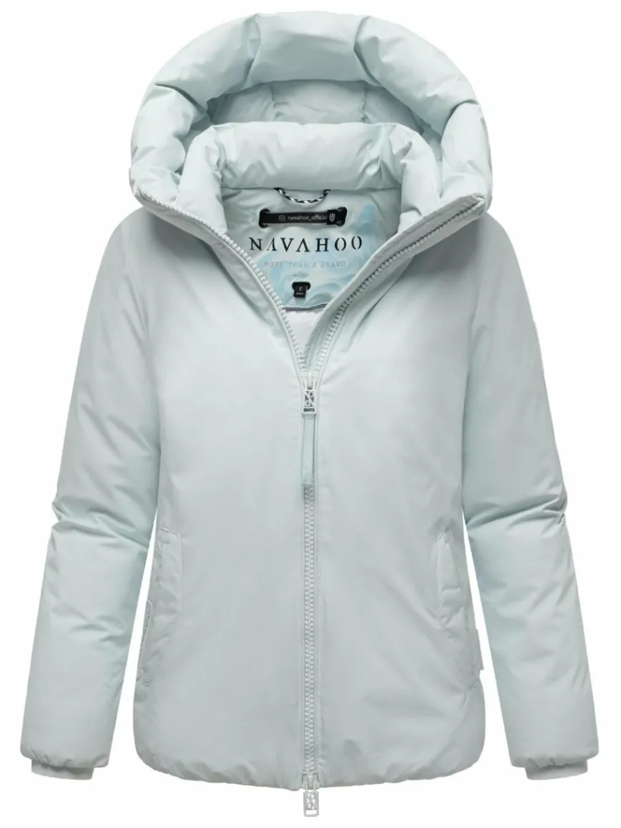 Navahoo Jacken & Westen*Damen Winterjacke - Blütenlicht 14 hellblau uni
