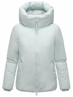 Navahoo Jacken & Westen*Damen Winterjacke - Blütenlicht 14 hellblau uni