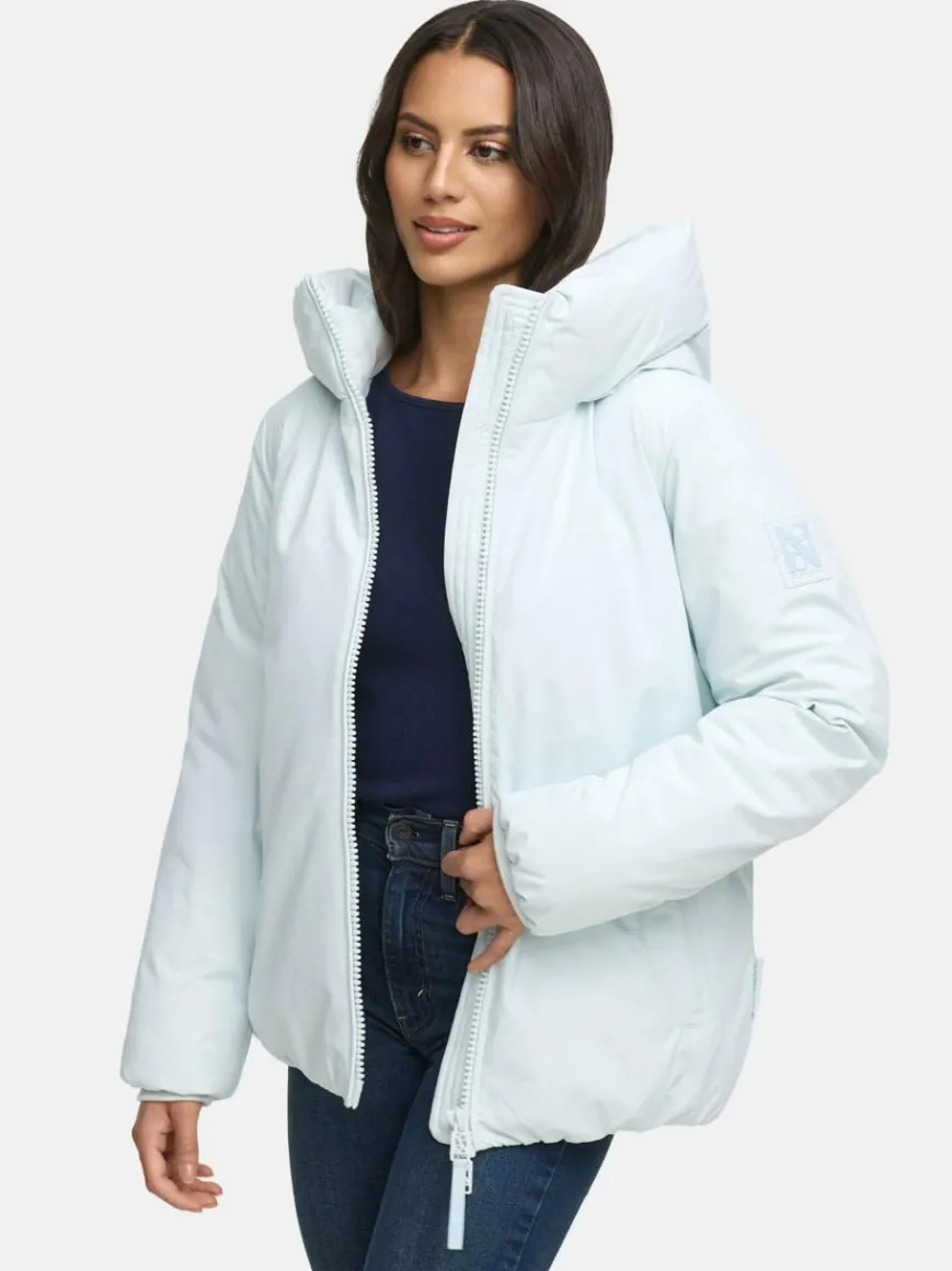 Navahoo Jacken & Westen*Damen Winterjacke - Blütenlicht 14 hellblau uni