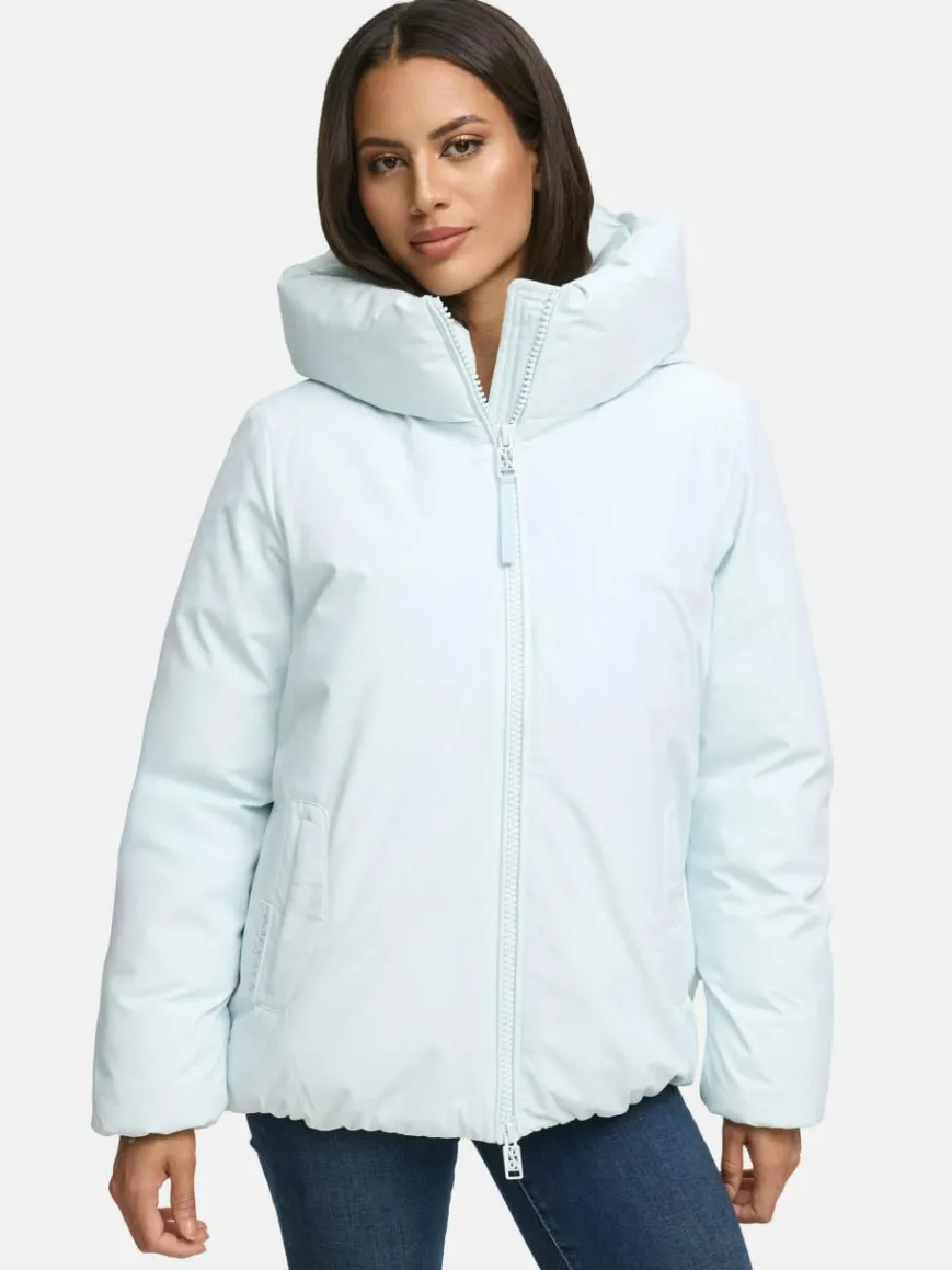 Navahoo Jacken & Westen*Damen Winterjacke - Blütenlicht 14 hellblau uni