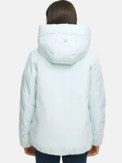 Navahoo Jacken & Westen*Damen Winterjacke - Blütenlicht 14 hellblau uni