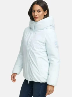 Navahoo Jacken & Westen*Damen Winterjacke - Blütenlicht 14 hellblau uni