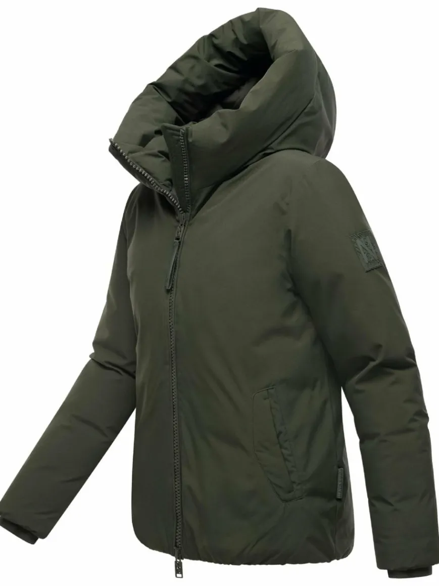 Navahoo Jacken & Westen*Damen Winterjacke - Blütenlicht 14 oliv uni